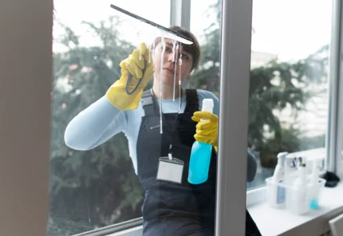 Nettoyage de vitres intérieures et extérieures à Virigneux
